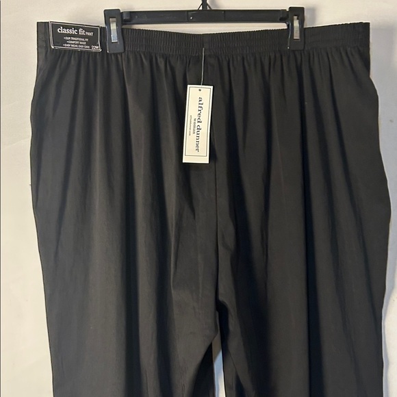Alfred Dunner Women's Plus  Wide Leg Pant Black With Pockets Size 22W NWT - Picture 5 of 9